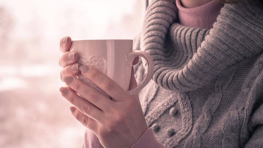 cozy morning with coffee home caregiver support