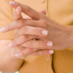 Home hands interlocked in relaxation emotional support for caregivers