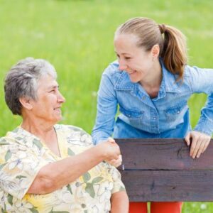 Home warm handshake or supportive touch